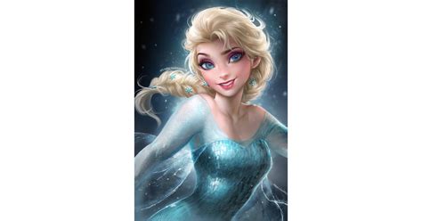 Elsa As A Digital Painting Frozen Fan Art Popsugar Love And Sex Photo 14