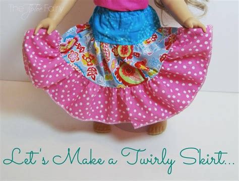 18 inch doll twirly skirt tutorial the tiptoe fairy american girl doll diy 18 inch doll