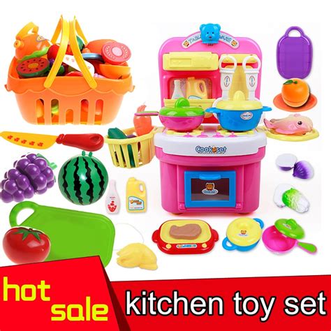 It has realistic sounds and lights that kids love. 2016 Hot Selling Children Kitchen Toy set For Girls ...