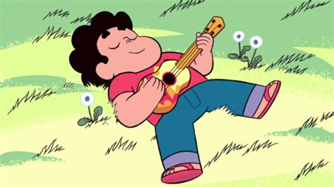 Steven Universe Laying On Grass