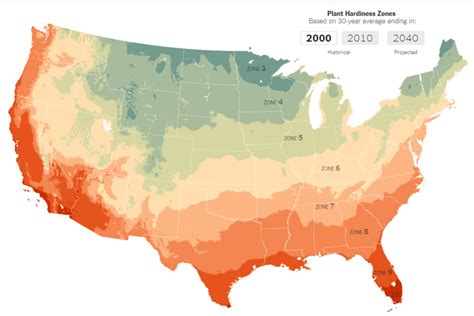 Map Of The Week Plant Hardiness Zones Ubique