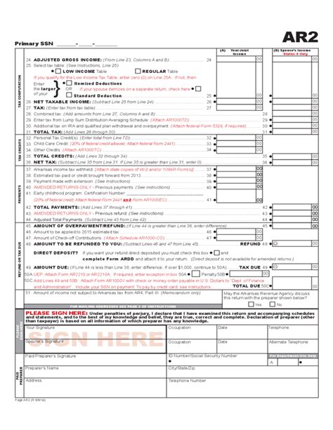 Check spelling or type a new query. Individual Income Tax Return - Arkansas Free Download