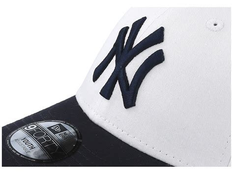 Kids New York Yankees 9forty Whitenavy Adjustable New Era Caps