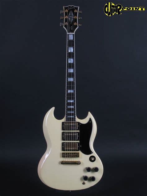 Gibson Sg Custom 1974 White Guitar For Sale Guitarpoint