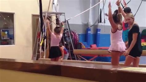 Her Fists Day In Gymnastic 8 20 2014 Youtube