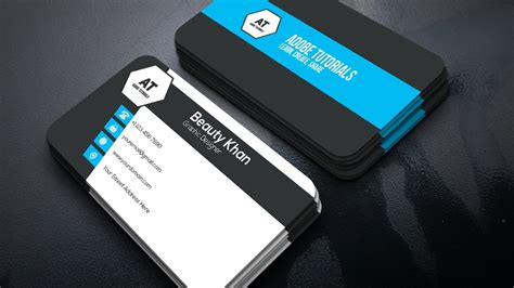If you don't know any. Clean| Corporate Business Card Design | Adobe Illustrator ...