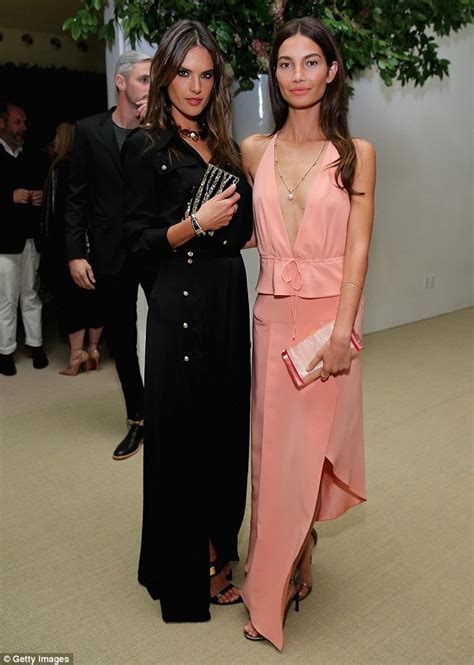 Alessandra Ambrosio Lily Aldridge And Karlie Kloss At The Cfda Vogue