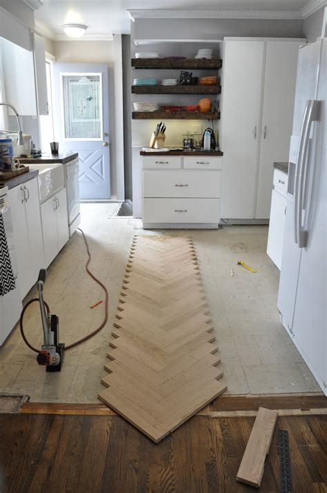Artisan Des Arts Diy Herringbone Hardwood Floors Series Part 2