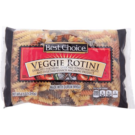 Best Choice Veggie Rotini Curls And Spirals Reasors
