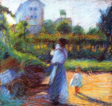 Woman In Garden Umberto Boccioni Paintings