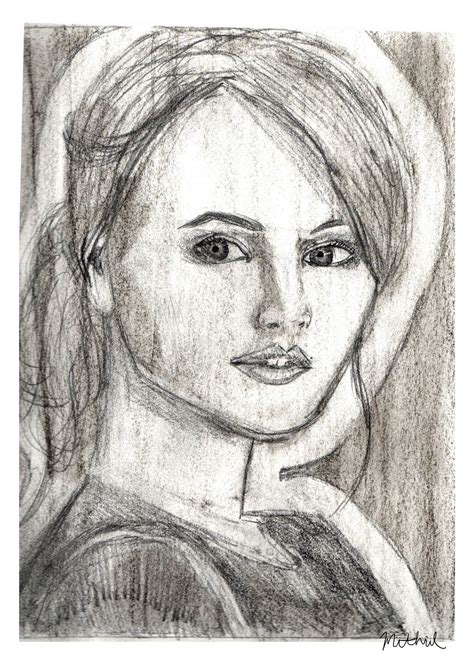Nastya Pencil Portrait By Mithrilda On Deviantart