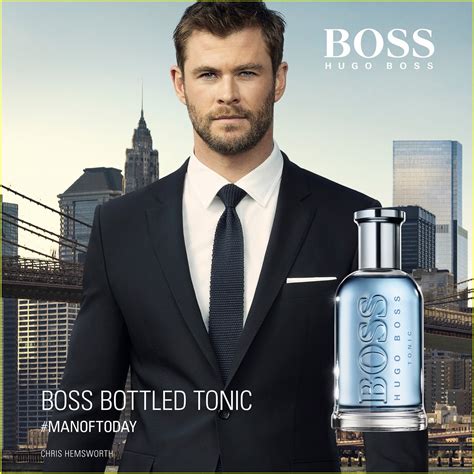 Chris Hemwsorth Suits Up For Hugo Boss Fragrance Campaign