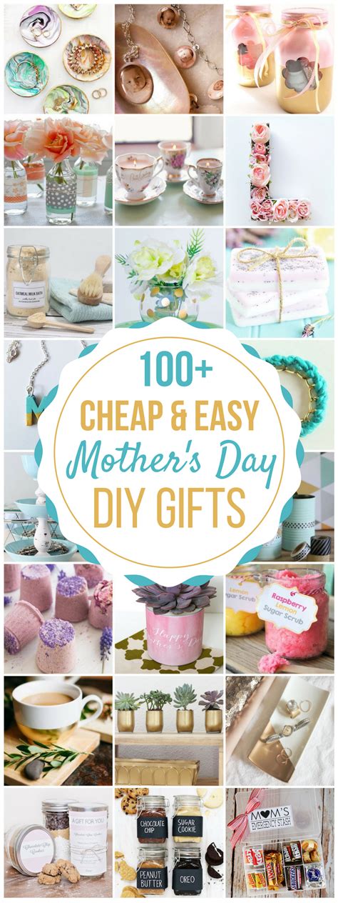 In case you've forgotten, mother's day is this sunday, which means the time you have left to pick out a gift — and have it arrive on her doorstep by may 9 — is just about gone. 100 Cheap & Easy DIY Mother's Day Gifts - Prudent Penny ...