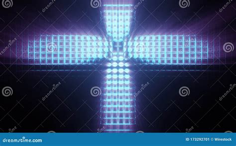 Cool Cross Shaped Futuristic Sci Fi Techno Lights Perfect For