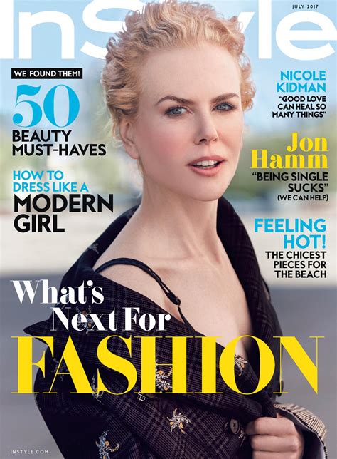 Nicole Kidman Covers Instyle Talks Big Little Lies Relationships