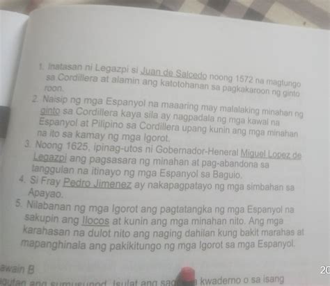 Tukuyin Kung Tama O Mali Ang Isinasaad Sa Bawat Bilang Kung Mali