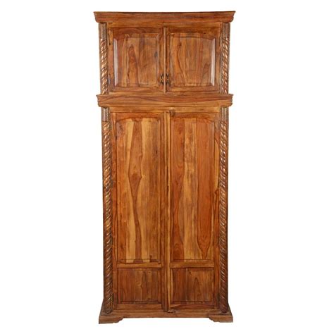 Buy 100% solid wood flexible wardrobe/armoire/closet by palace imports, java color, 32 w x 72 h x 21 d. Empire Classic Solid Wood Wardrobe Cabinet Armoire