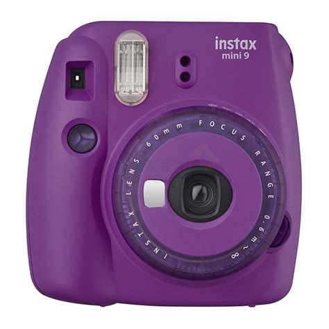 Fujifilm Instax Mini 9 Polaroid Camera Clear Purple Mystery T