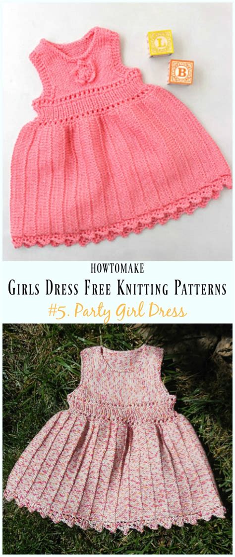 I like sharing my easy & timeless knit and crochet projects and patterns. Little Girls Dress Free Knitting Patterns