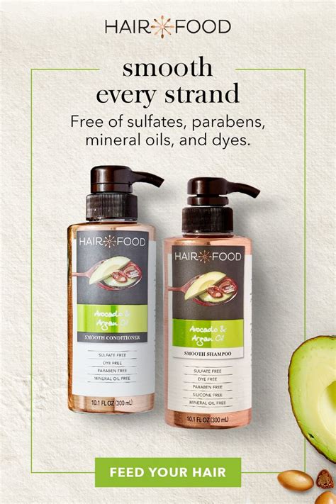 Hair Foods Avocado And Argan Oil Collection Works To Soften And Smooth