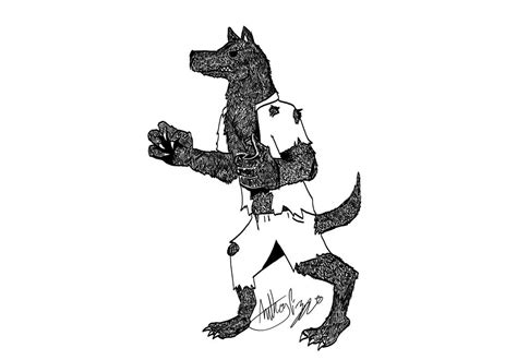 Drawlloween 5 Werewolf By Comicgenious On Deviantart