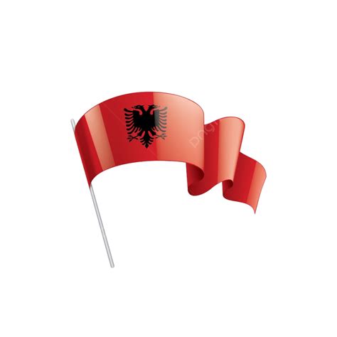 Albania Flag Vector Design Images Albania National Flag Banner Symbol