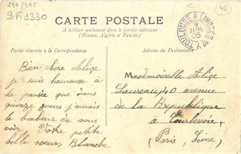 Les Cartes Postales Anciennes Et Leurs Messages Archives