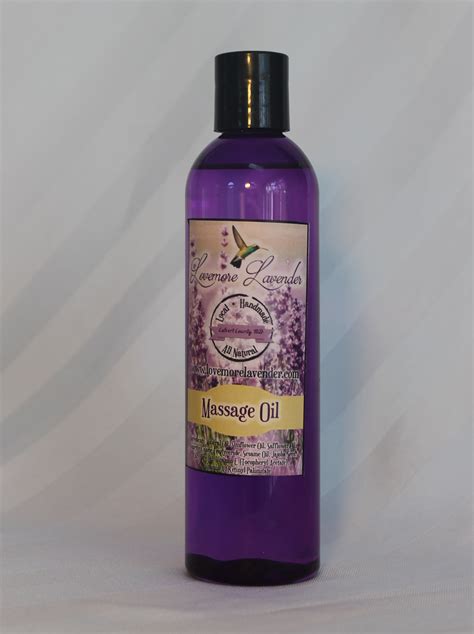 lavender bath body and massage oil