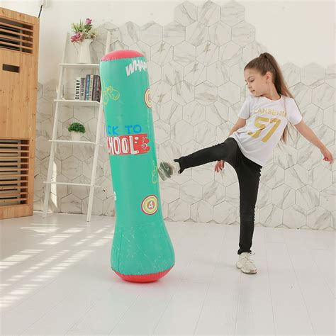 Inflatable Punching Bag For Kids Free Standing Boxing Toy For Children