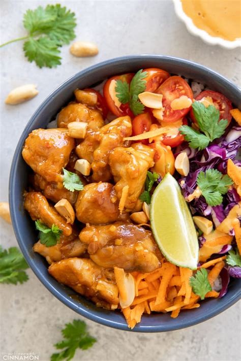 So here are the five foods your chickens should never eat. Asian Peanut Butter Chicken Bowl - Not Enough Cinnamon