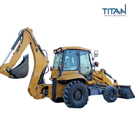 Wheeled Titan Nude In Container Compact Cheap Backhoe Loader With Tuv
