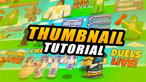 How To Make Insane Bedwars Thumbnails Tutorial Youtube