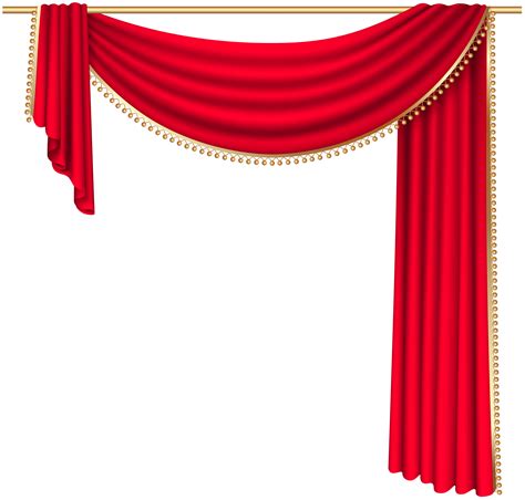 the clip curtain #139 | Red curtains, Curtains vector, Cool curtains