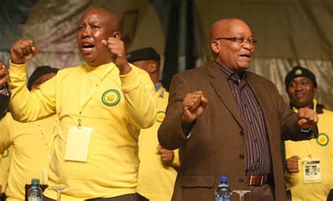Zuma And Malema Attend Zcc Easter Service