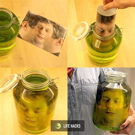 How To Create A Head In A Jar And Prank Head In A Jar Halloween Life