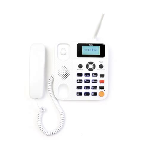 Buy Dual Sim Card Based Gsm Landline Telephone With Inbuilt Fm Radio