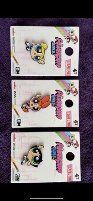 NEW ON CARD Cartoon Network Powerpuff Girls Blossom Bubbles Buttercup