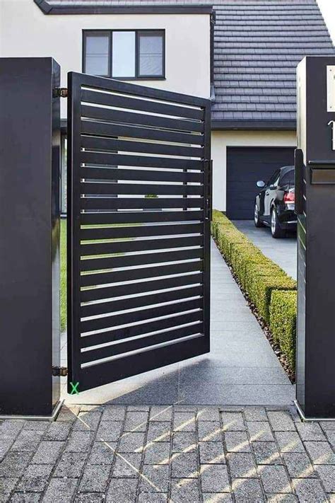 20 Modern Steel Gate Design Pictures Front Gate Designs For Houses