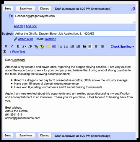 When hiring managers see a job. Resume Attached Sample Email For Job Application With ...