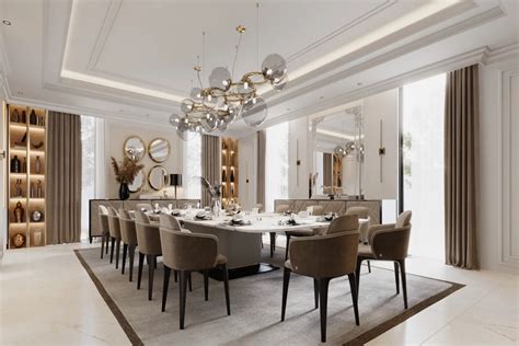 Luxury Dining Rooms In Dubai Interior Design Projects