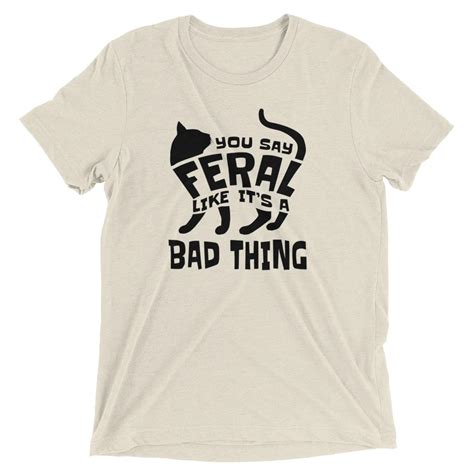Feral Cat T Shirt Catchj