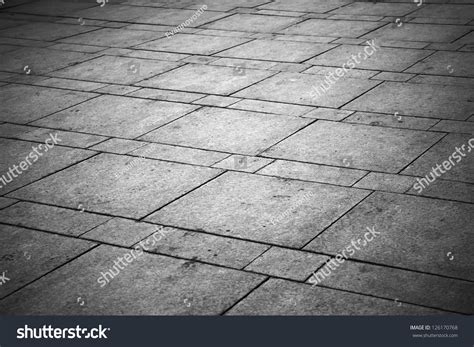 Background Texture Gray Tiled Pavement City Stock Photo 126170768