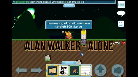 alan walker alone tutorial membuat lagu growtopia youtube