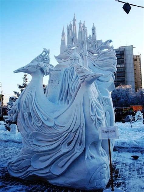 Snow Sculptures 20 Latest Amazing Snow Sculptures Beautiful Nature