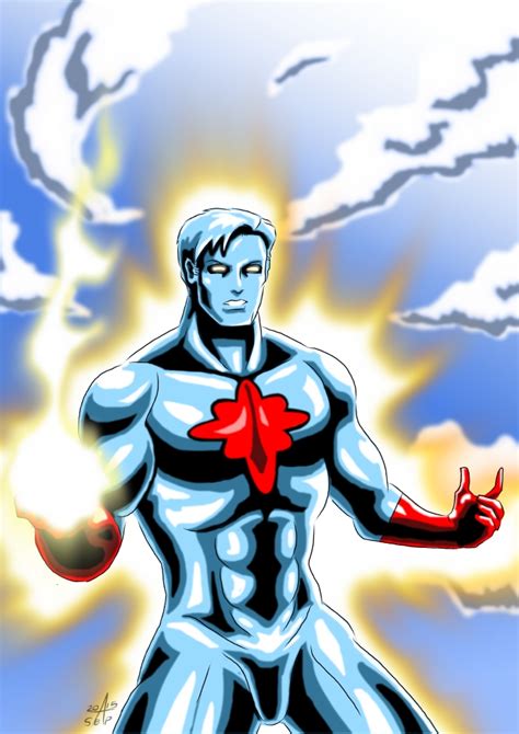 Captain Atom Classic Dc Version By Adamantis On Deviantart