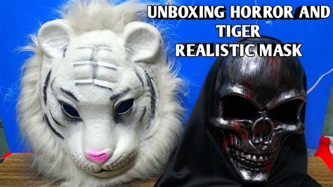 Unboxing Realistic Horror And Tiger Mask Youtube