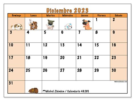 Calendario Diciembre De 2023 Para Imprimir 62ld Michel Zbinden Cl