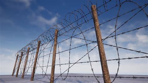 Obstacles Barbed Wires in Props - UE Marketplace