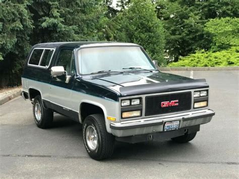 1989 Gmc Jimmy 4x4 62 Diesel 69k Original Miles Amazing Condition