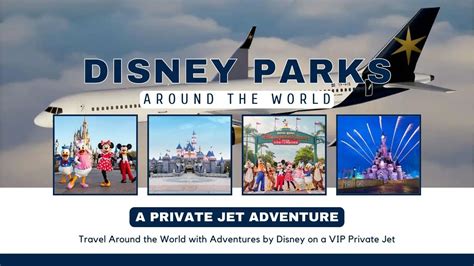 Disney Parks Around The World – A Private Jet Adventure Being Offered
